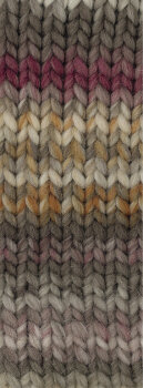 LEI Tweed color 406 - Natur/Taupe/Schokobraun/Rosenholz/