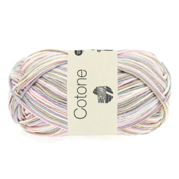COTONE PRINT | 315 - weiß/rosè/beige/silbergrau