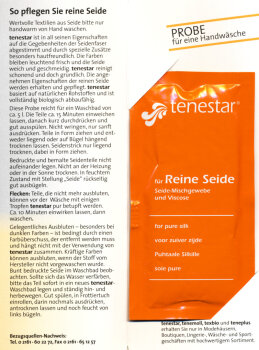 TeneStar - Seide  - für eine Handwäsche