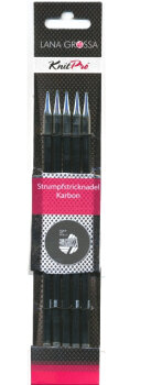 Strumpfstricknadeln - Karbon | 15 cm