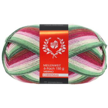 MEILENWEIT 6-fach 150 MERINO CHRISTMAS & LUREX