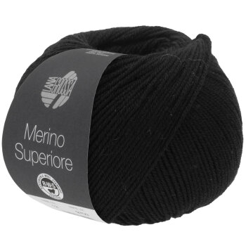MERINO SUPERIORE | 8 - Schwarz