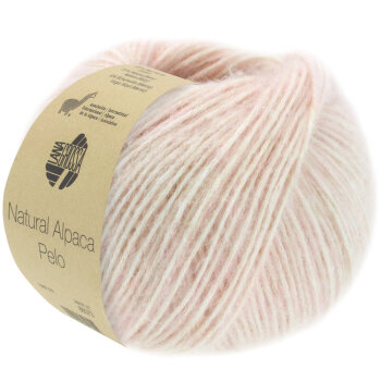 NATURAL ALPACA PELO | 11 - Zartrosa meliert