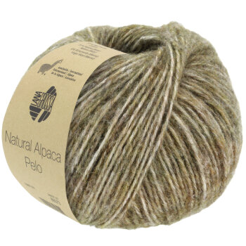 NATURAL ALPACA PELO | 21 - Heugrün meliert *