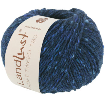LANDLUST SOFT TWEED 180 | 114 - Dunkelblau meliert