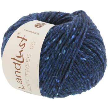 LANDLUST SOFT TWEED 90 | 14 - Dunkelblau meliert
