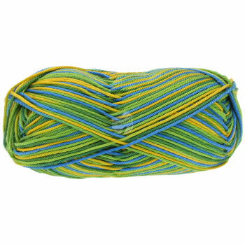 COTONE PRINT | 352 - Apfel-/Dunkelgrün/Blau/Gelb
