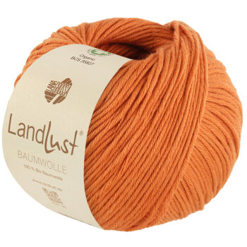 LANDLUST BAUMWOLLE GOTS | 26 - Zimtorange