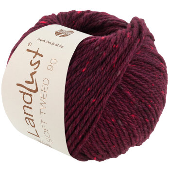 LANDLUST SOFT TWEED 90 | 23 - Burgund Meliert