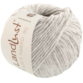 LANDLUST SOFT TWEED 90 | 25 - Silbergrau Meliert