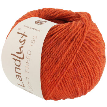 LANDLUST SOFT TWEED 180 | 124 - Orange Meliert *