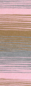 GOMITOLO GALA | 4025 - Orange/Beige/Taupe/Türkis/Braun *