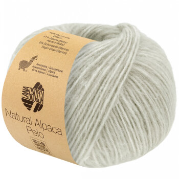 NATURAL ALPACA PELO | 36 - Rohweiß/Lichtgrau